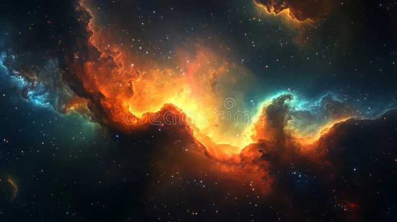 Cosmic nebula background